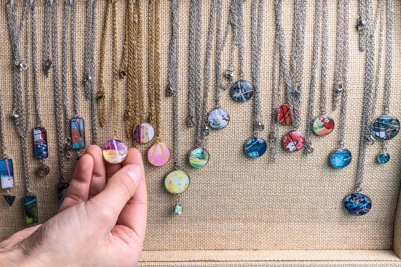 Unique Little Dreams necklace with original design and harmonious colors